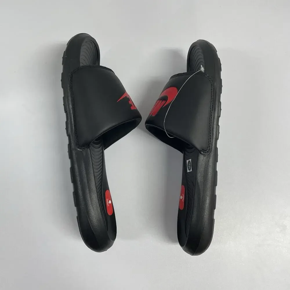 Nike Victori One Slides Black Red CN9675 004 Size 13 Sandal Summer House Slipper